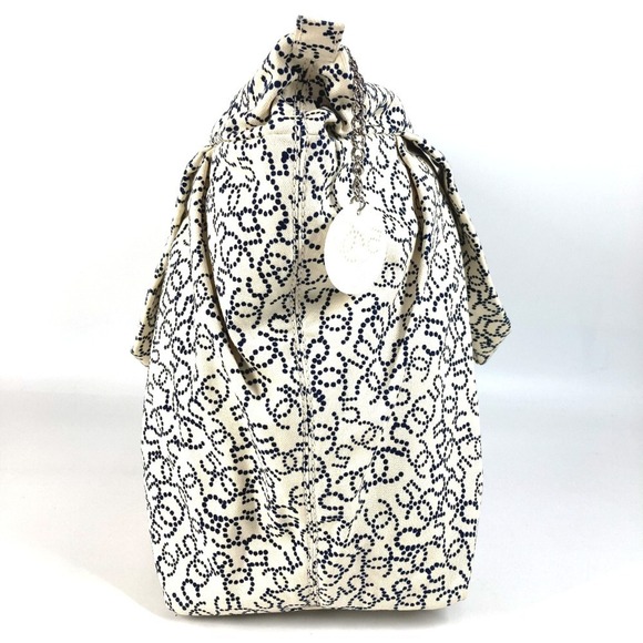 CHANEL White Canvas Tote Bag